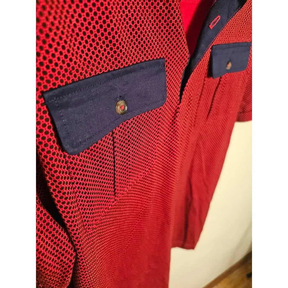 Sean John 100% Cotton Tailored Fit Contrast Polo